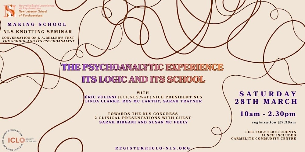 The Psychoanalytic Experience. Its Logic and Its School