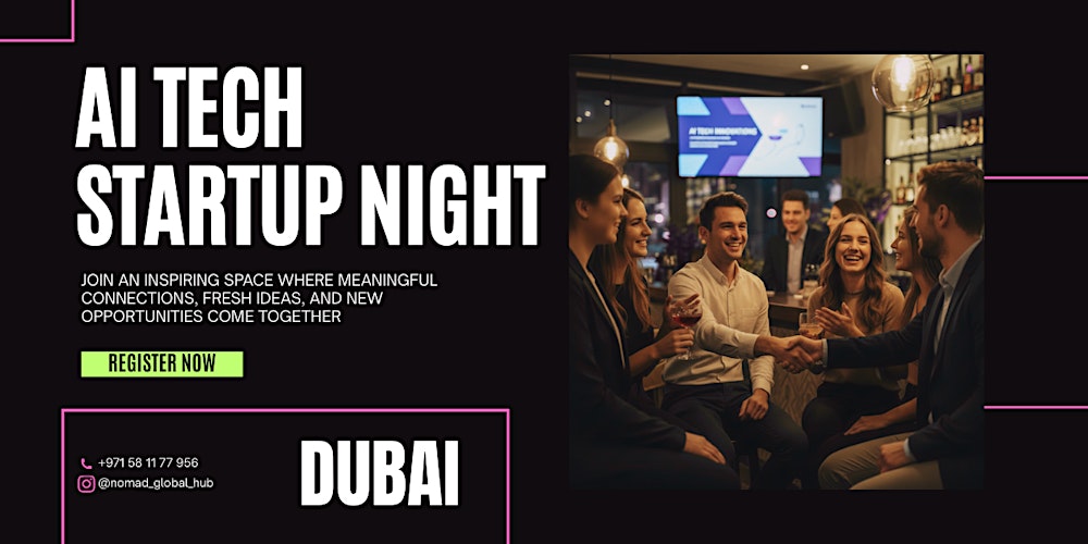 AI Tech & Startup Pitch Night - Dubai