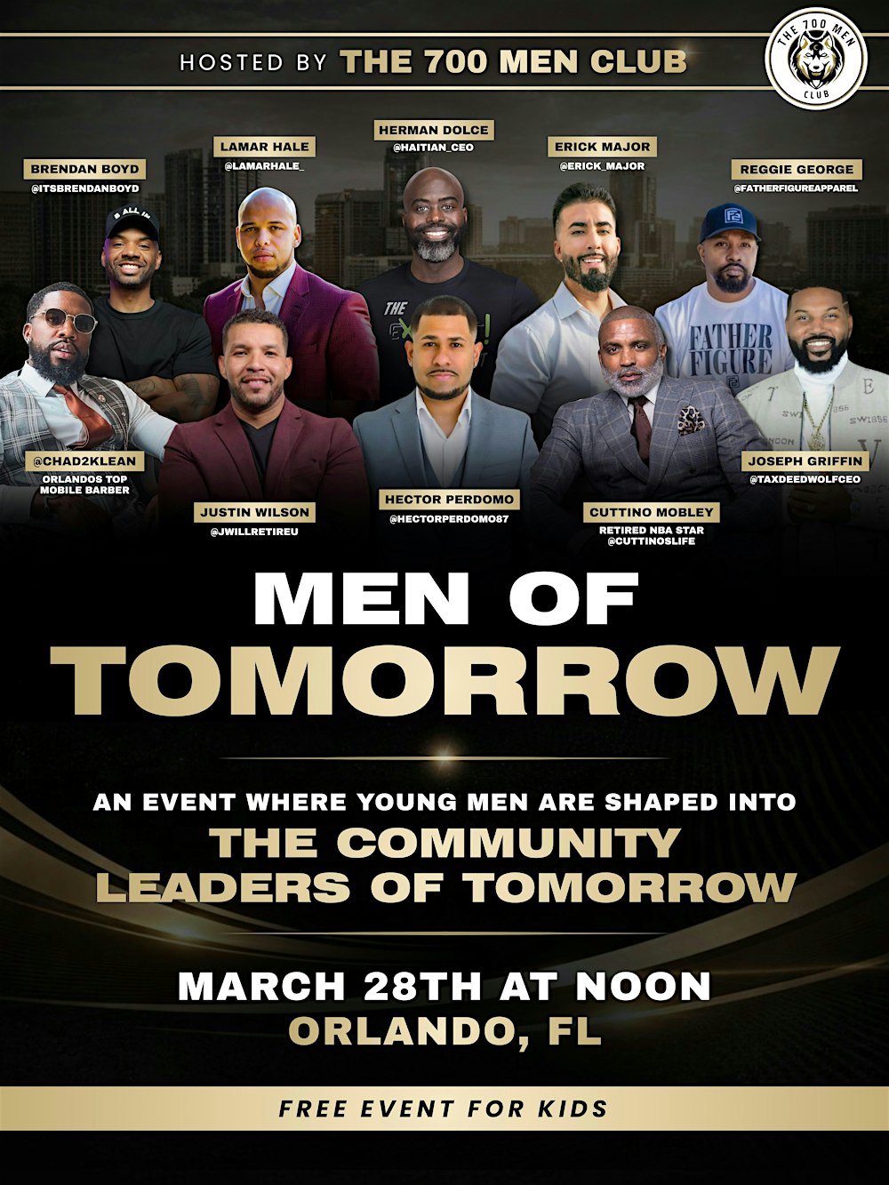 Men of Tomorrow Hosted by 700 Men Club