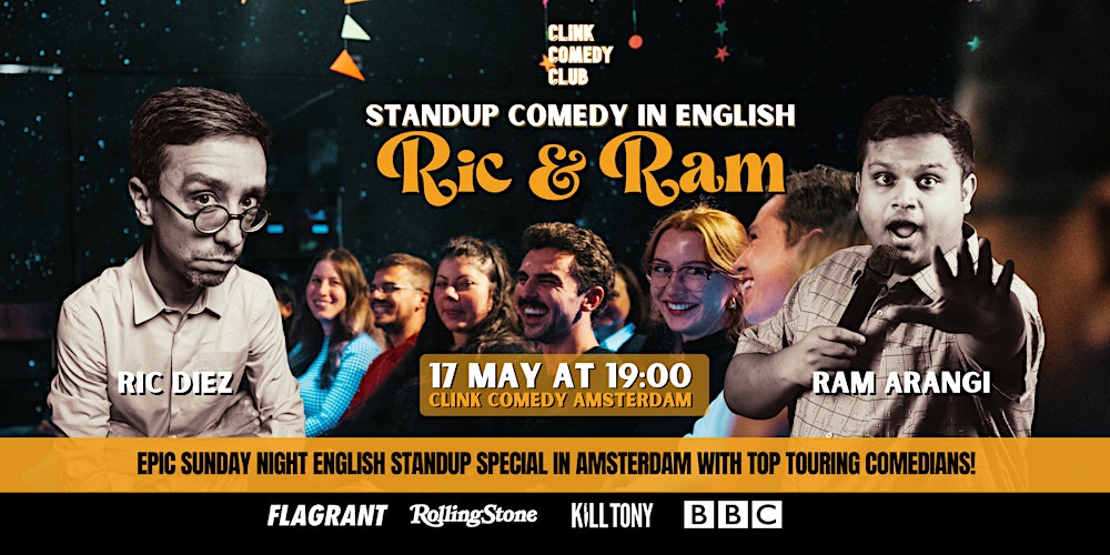 Ric and Ram - Standup Comedy in English - Clink Comedy Club - Amsterdam