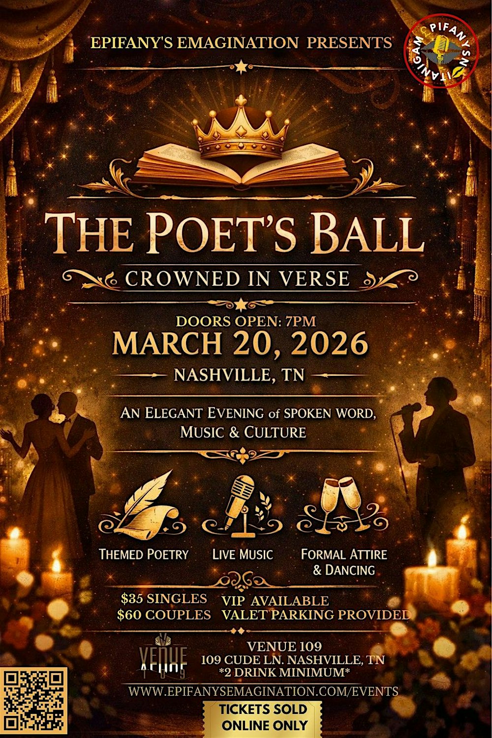 THE POET'S BALL:CROWNED IN VERSE
