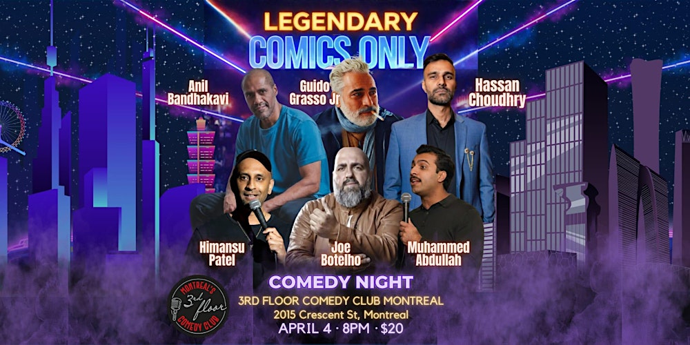LEGENDARY COMICS ONLY - Comedy show