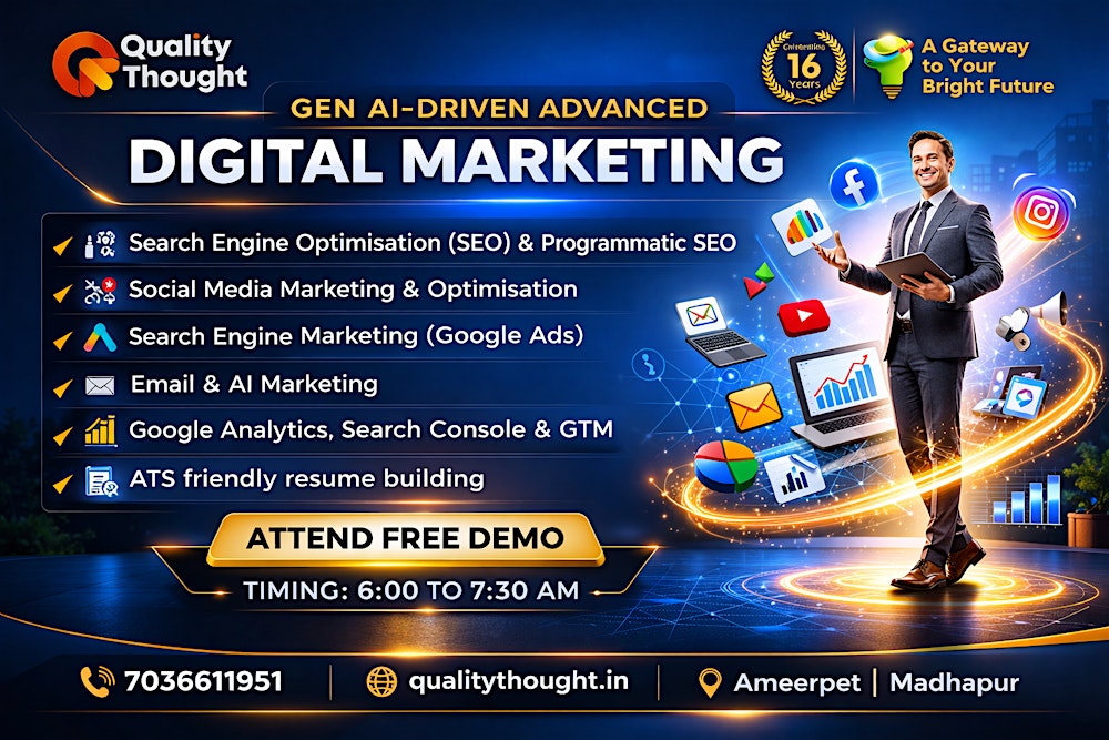 Digital Marketing Course Attend FREE DEMO