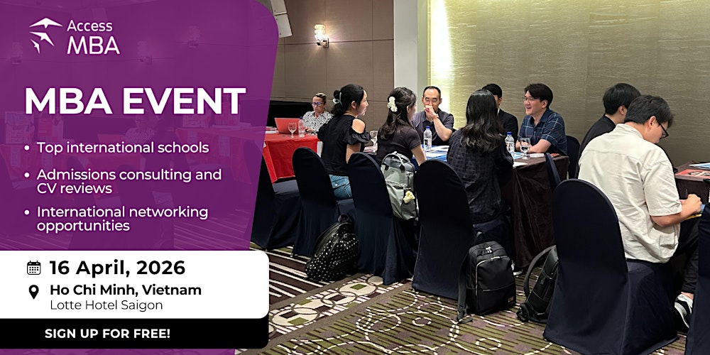 Access MBA Ho Chi Minh – Meet Top Business Schools in One Evening