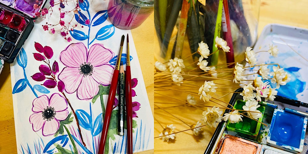 Workshop Aquarellmalerei für Einsteiger – Kreativabend in Düsseldorf