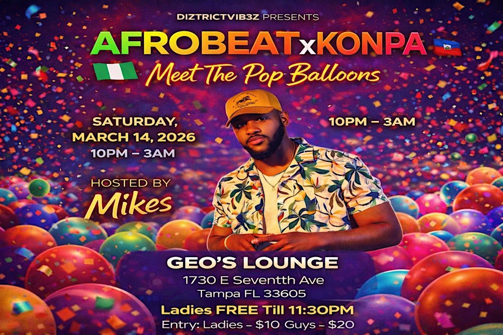 AFROBEAT  X KONPA MEET THE POP BALLONS