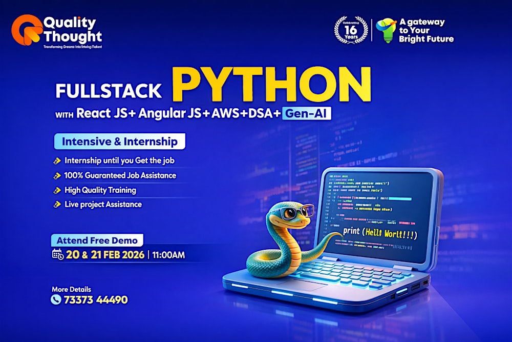 Full Stack Python Course Attend FREE DEMO