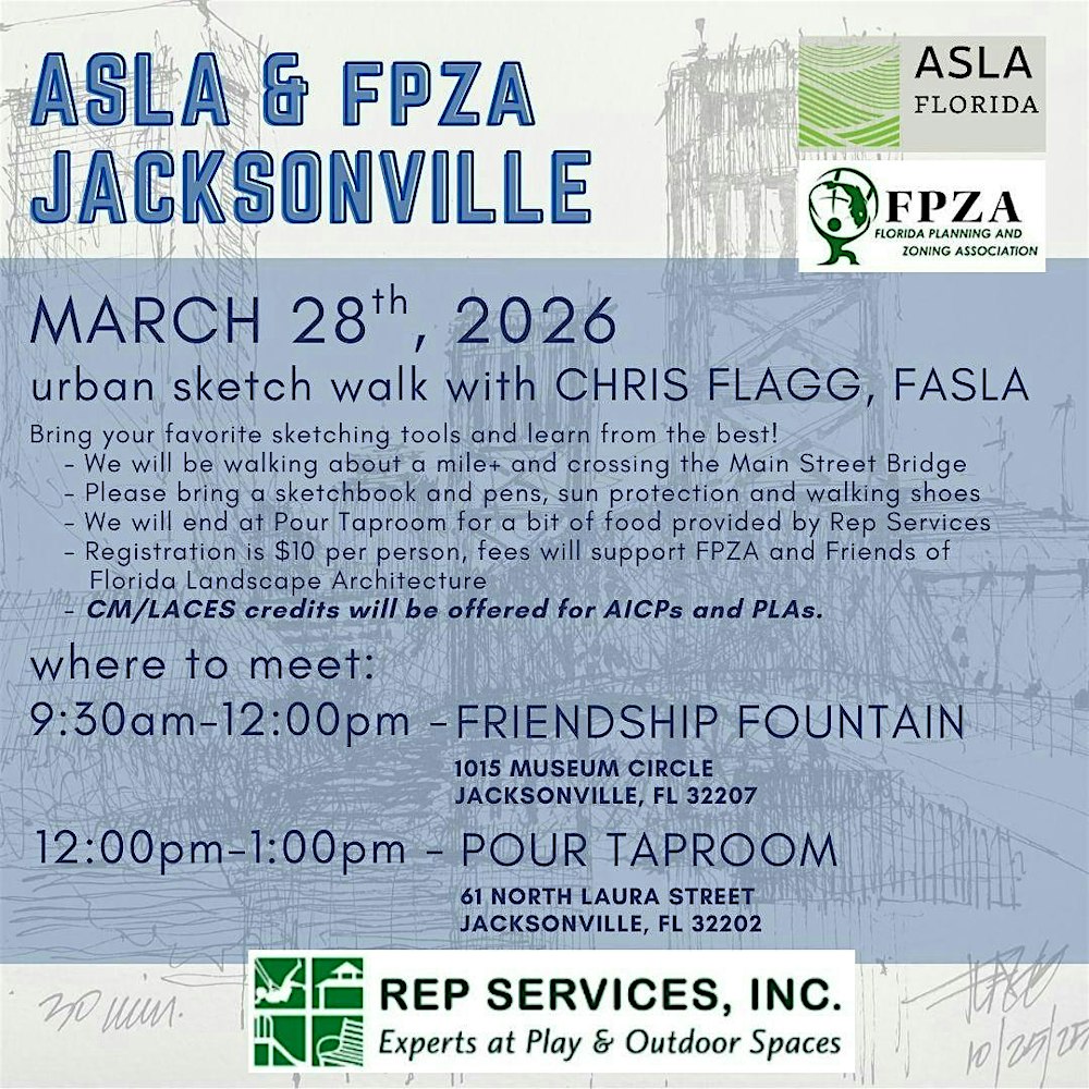 Urban Sketch Walk with CHRIS FLAGG, FASLA
