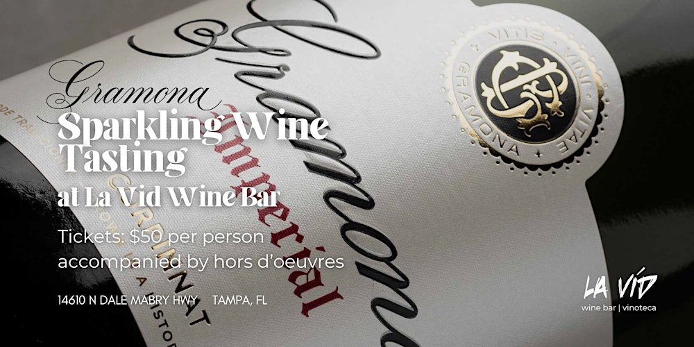 Gramona Sparkling Wine Tasting March 31st at 6:30pm