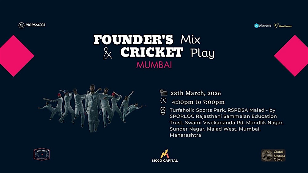 Founder's Mix & Cricket Play 2026