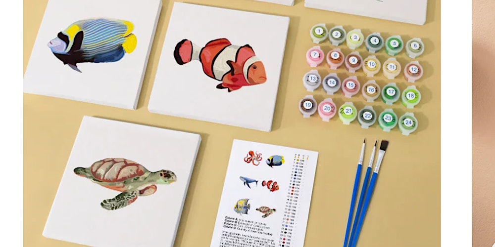 Mini Paint by Numbers Session, Harvies Bar, Paisley