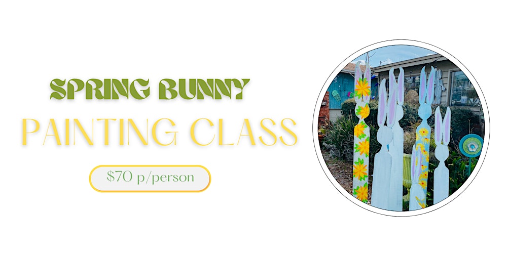 Spring Bunny Painting  Class at Seaside Shoppes