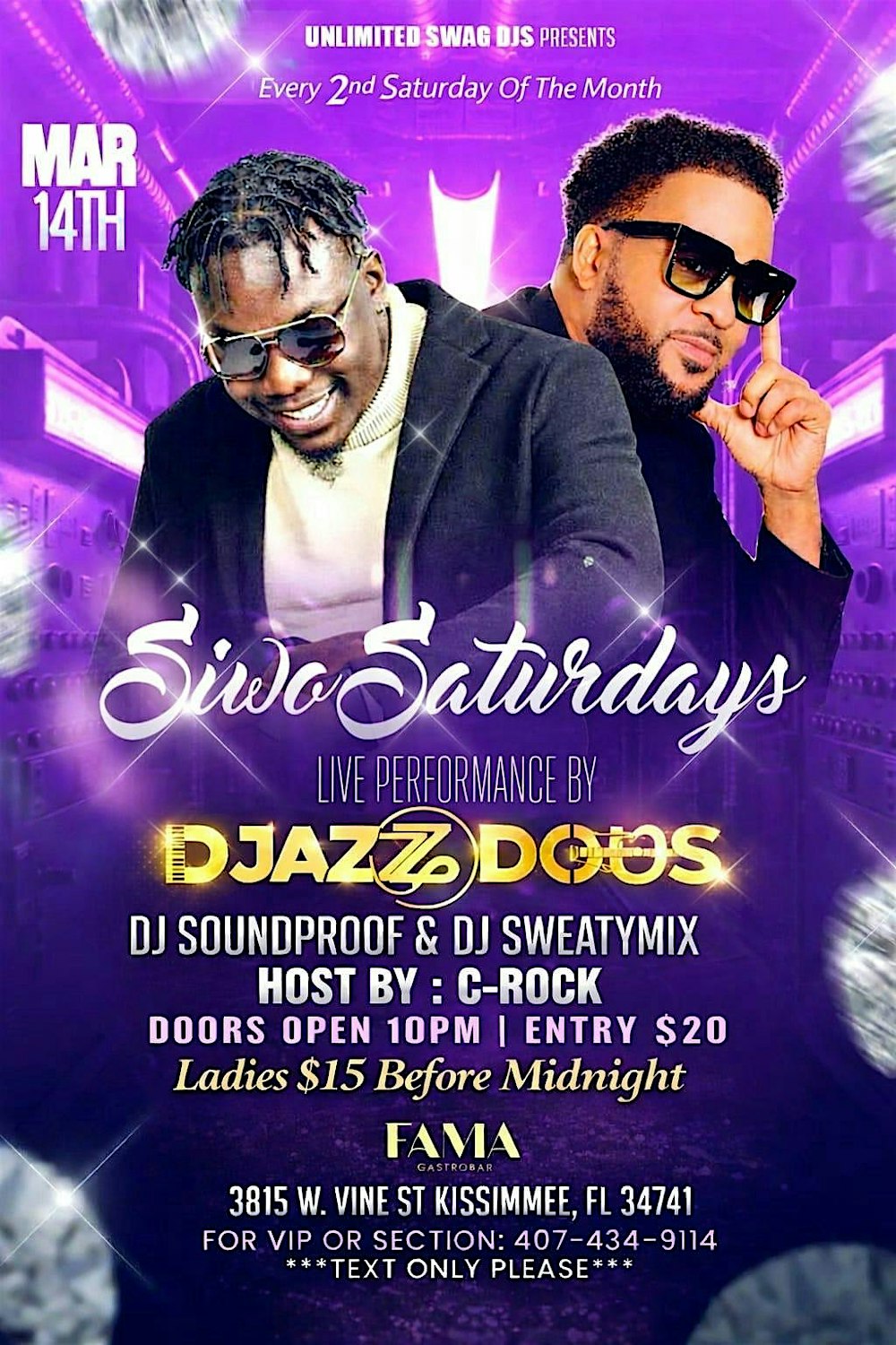 DJAZZ DOUS Performing Live First Time In Kissimmee