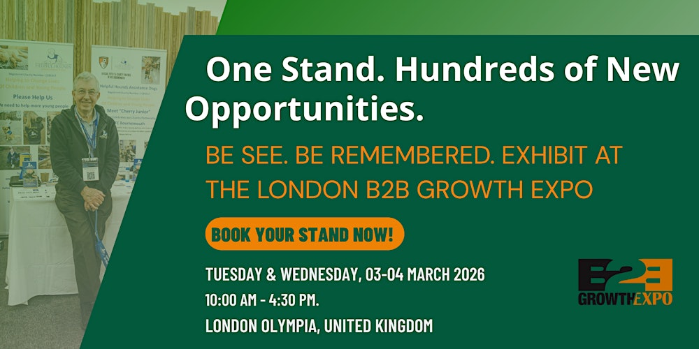 Business Growth Expo 2026 | Book Your Stand At Premier B2B Show