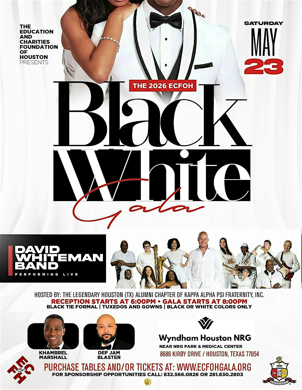 THE 2026 ECFOH BLACK AND WHITE GALA