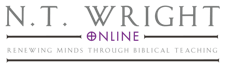 N.T. Wright Online