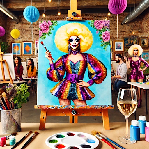 Drag Queen Sip and Paint